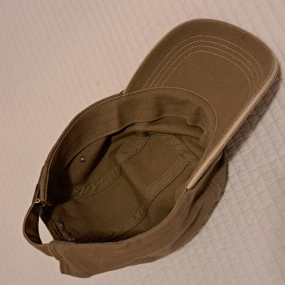 LL Bean 100% Cotton Canvas Cap, Old School Sporting Style, Khaki/Green, NWOT - Picture 10 of 10